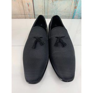 Van Heusen Canon Mens 11M Black Memory Foam Tassel Loafer